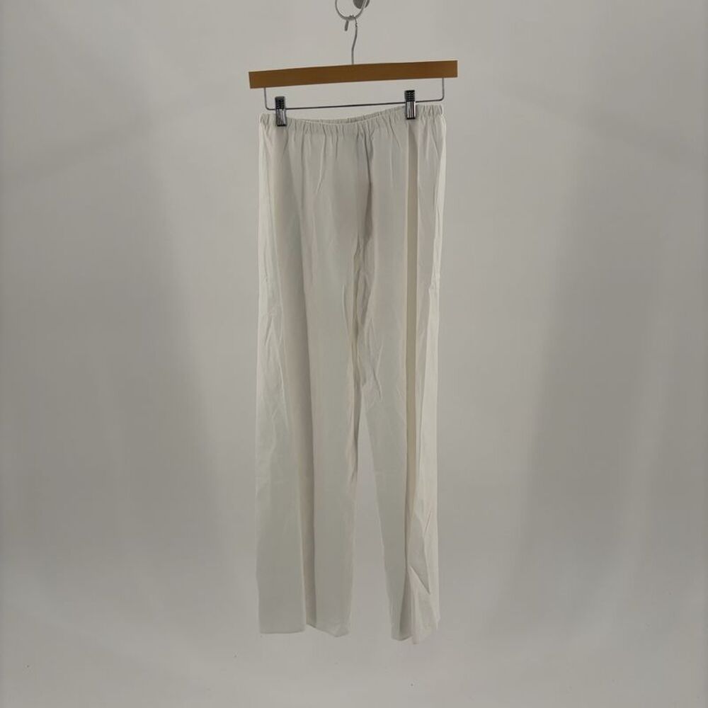 La Ligne Cotton Poplin Colby Pant White